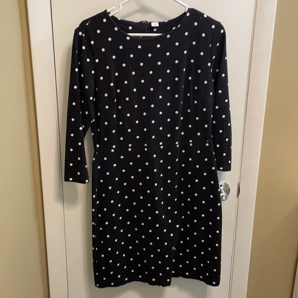 Old Navy 3/4 Sleeve Polka Dot Dress